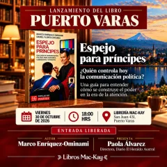 Marco Enríquez-Ominami presenta Espejo para príncipes en Librería Mac-Kay