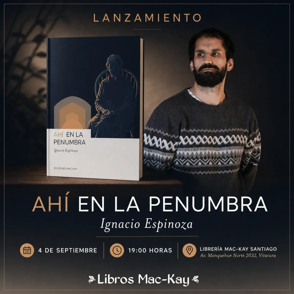 LANZAMIENTO AHÍ EN LA PENUMBRA