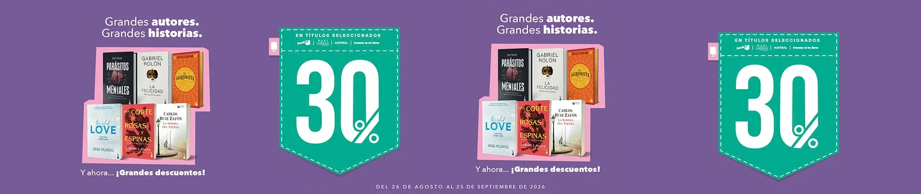 CAMPAÑA BOOKET 30%