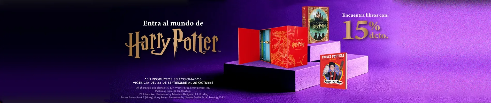 CAMPAÑA 15% HARRY POTTER