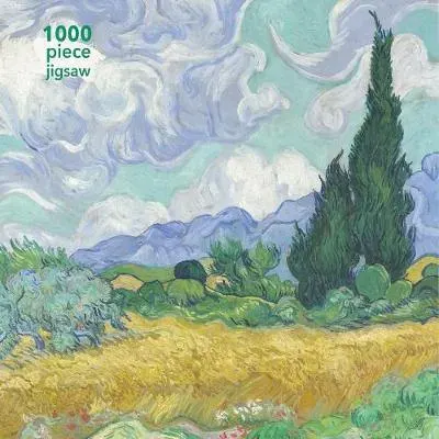 PUZZLE VINCENT VAN GOGH WHEATFIELD WITH CYPRESS1