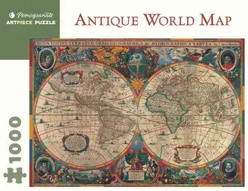 PUZZLE ANTIQUE WORLD MAP1