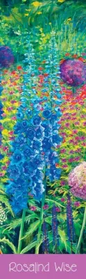 MARCAPAGINA GARDEN BORDER WITH DELPHINIUMS AND ALLIUMS1