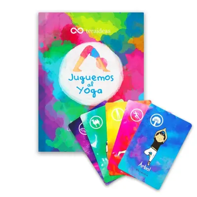 LIBRO JUGUEMOS AL YOGA + SET DE CARTAS1