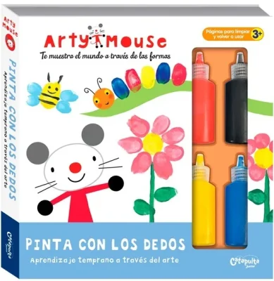 ARTY MOUSE PINTA CON LOS DEDOS1