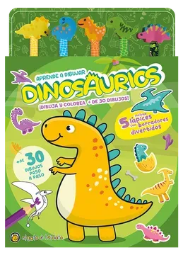LAPICES Y BORRADORES DE COLORES DINOSAURIOS1