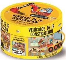 VEHICULOS DE LA CONSTRUCCION LIBRO + PUZZLE GIGANTE1