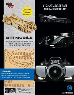 BATMOBILE SIGNATURE SERIES LIBRO Y MODELO PARA ARMAR 3D1