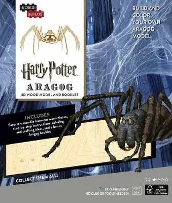 HARRY POTTER ARAGOG LIBRO Y MODELO PARA ARMAR 3D1