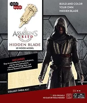 ASSASSINS CREED HIDDEN BLADE LIBRO Y MODELO PARA ARMAR 3D1