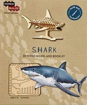 SHARK LIBRO Y MODELO PARA ARMAR 3D1