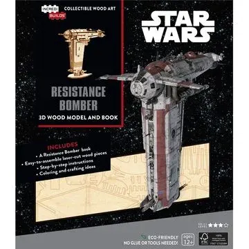 STAR WARS RESISTANCE BOMBER LIBRO Y MODELO PARA ARMAR 3D1