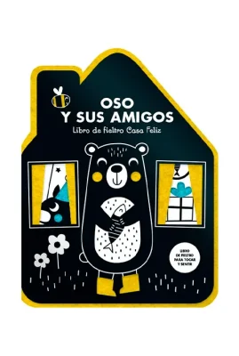 OSO Y SUS AMIGOS LIBRO DE FIELTRO CASA FELIZ1