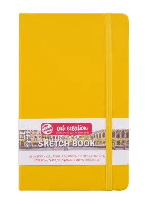 LIBRETA AMARILLO DORADO 13 X 21 140 GR 80 H1