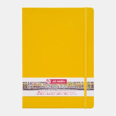 LIBRETA AMARILLO DORADO 21 X 29.7 140 GR 80 H1