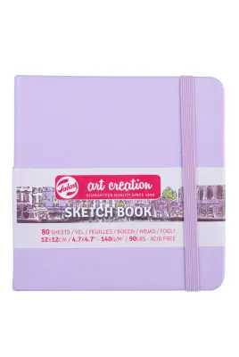 LIBRETA VIOLETA PASTEL 12 X 12 140 GR 80 H1