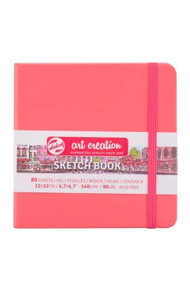 LIBRETA ROJO CORAL 12 X 12 140 GR 80 H1