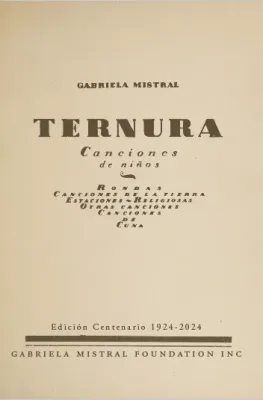 TERNURA EDICION CENTENARIO 1924-20241