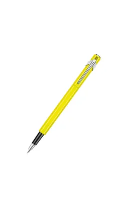 PLUMA METALICA M AMARILLO FLUOR1