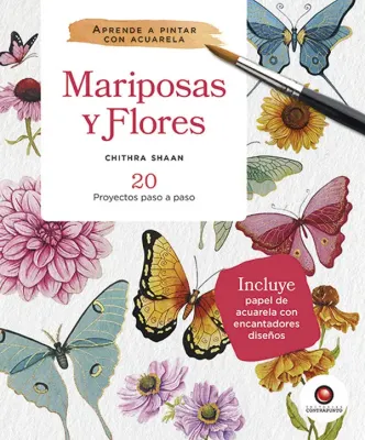 MARIPOSAS Y FLORES - APRENDE A PINTAR CON ACUARELA1