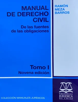 MANUAL DE DERECHO CIVIL DE LAS FUENTES DE LAS OBLIGACIONES TOMO I 9A EDICION1