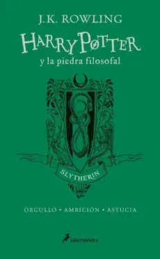 HARRY POTTER 1 Y LA PIEDRA FILOSOFAL SLYTHERIN 20 AÑOS1