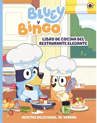 BLUEY. LIBRO DE COCINA DEL RESTAURANTE ELEGANTE1