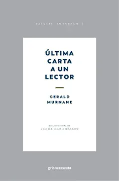 ULTIMA CARTA A UN LECTOR1