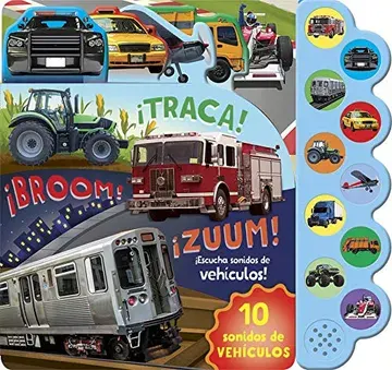 LIBRO SONORO 10 SONIDOS DE VEHICULOS - TRACA BROOM ZUUM1