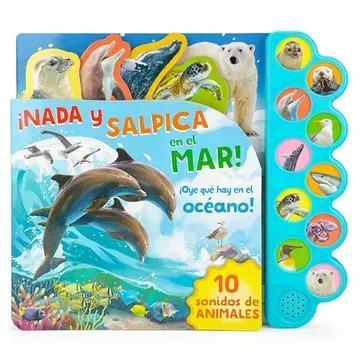 LIBRO SONORO 10 SONIDOS DEL OCEANO - NADA Y SALPICA EN EL MAR1