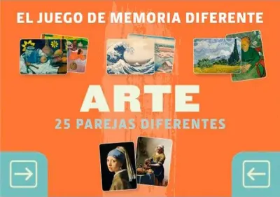JUEGO DE MEMORIA DIFERENTE - ARTE1
