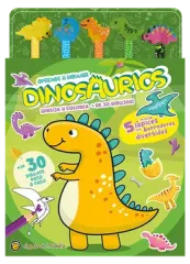 LAPICES Y BORRADORES DE COLORES DINOSAURIOS