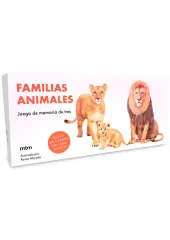 FAMILIAS ANIMALES. JUEGO DE MEMORIA DE TRES