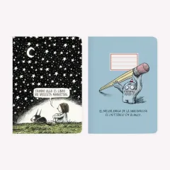 LIBRETAS POCKET X2 NOCHE ESTRELLADA + OLGA