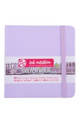 LIBRETA VIOLETA PASTEL 12 X 12 140 GR 80 H