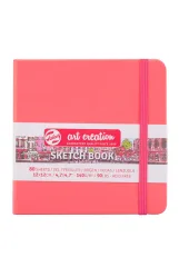 LIBRETA ROJO CORAL 12 X 12 140 GR 80 H
