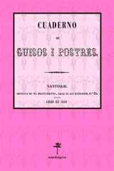 CUADERNO DE GUISOS I POSTRES