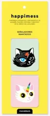 SEÑALADORES IMANTADOS GATITOS
