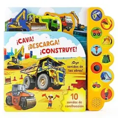 LIBRO SONORO 10 SONIDOS DE CONSTRUCCION CAVA DESCARGA CONSTRUYE