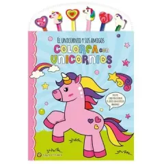COLOREA CON UNICORNIOS EL UNICORNIO Y S