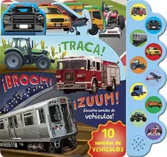LIBRO SONORO 10 SONIDOS DE VEHICULOS - TRACA BROOM ZUUM