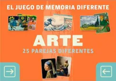 JUEGO DE MEMORIA DIFERENTE - ARTE