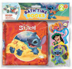 DISNEY STITCH BATH TIME BOOK