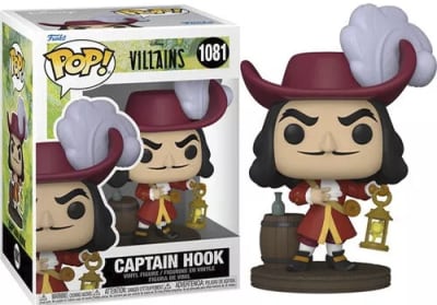 FUNKO POP DISNEY VILLAINS CAPTAIN HOOK 1081