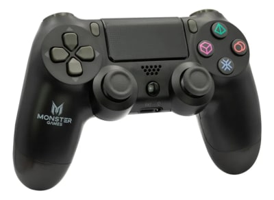 CONTROL INALAMBRICO DOBLE SHOCK COLOR NEGRO PS4 MONSTER