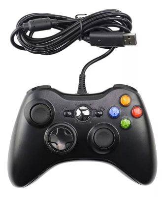 CONTROL XBOX 360 CON CABLE USB1
