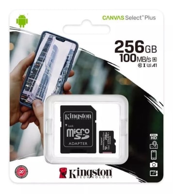 MICRO SD 256GB 100MB/SR KINGSTON