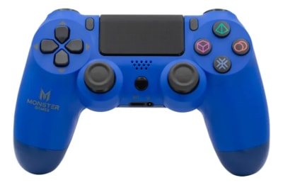 CONTROL INALAMBRICO DOBLE SHOCK PS4 COLOR AZUL MONTER1