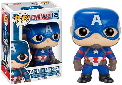FUNKO POP CAPTAIN AMERICA 125 0
