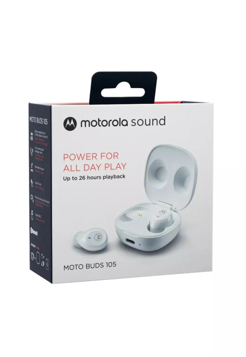 AUDIFONO MOTO BUDS 105 BLANCO MOTOROLA 0